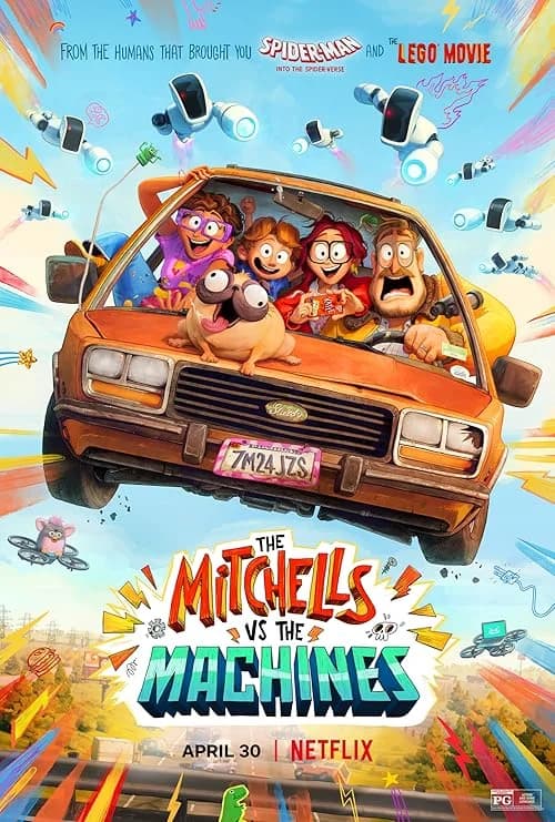 The Mitchells vs. the Machines film posteri